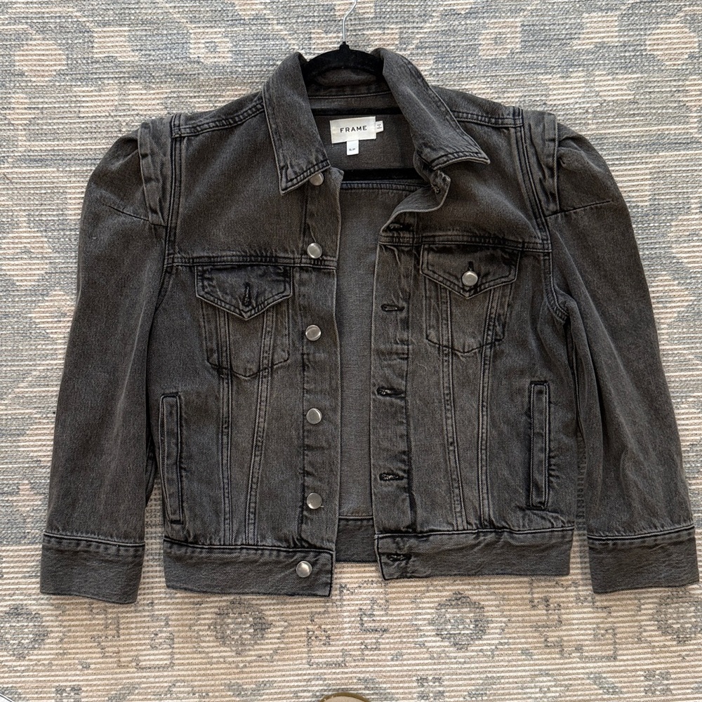 Frame Denim Charcoal Jacket